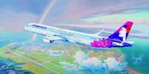 Rainbow Flight / Hawaiian Airlines